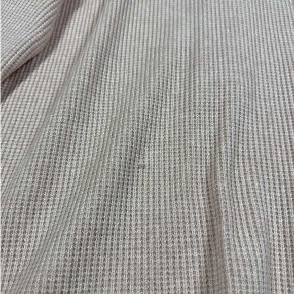 J. Jill Soft Cozy Waffle Knit Button Down Casual Henley Pull Over V-Neck Top L - Picture 7 of 7